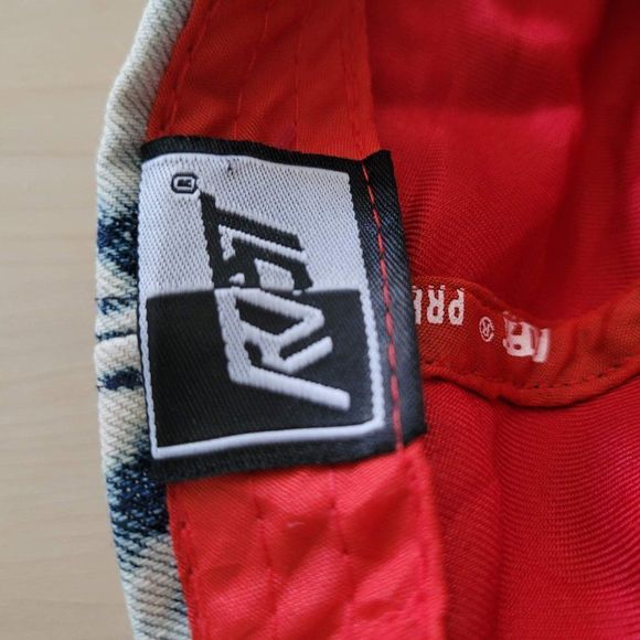 ROST denim hat snap back with distress by design adjustable size - Picture 14 of 14